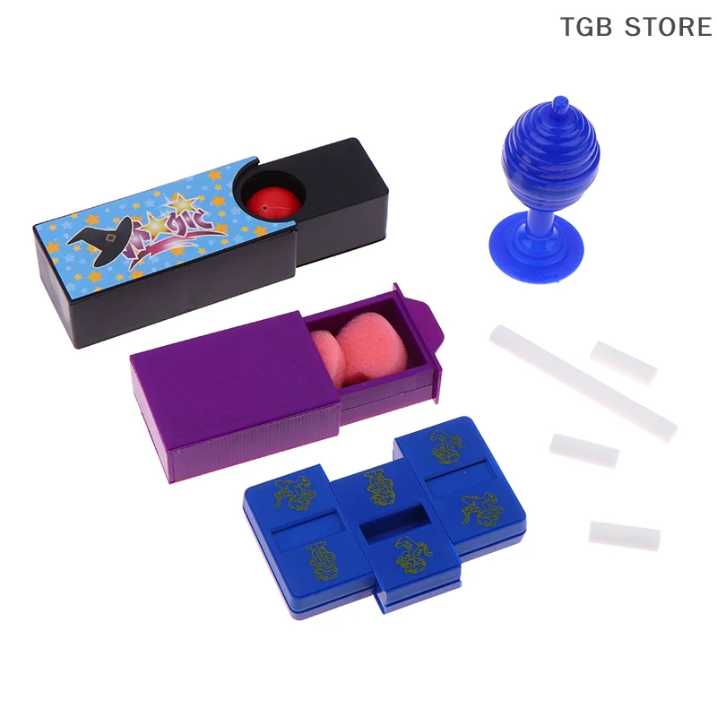 1 szt. Zmieniająca się magiczna skrzynka-puzzle, interaktywny magiczny efekt z bliska, rekwizyty do trików, klasyczne zabawne gadżety, zabawki dla dzieci