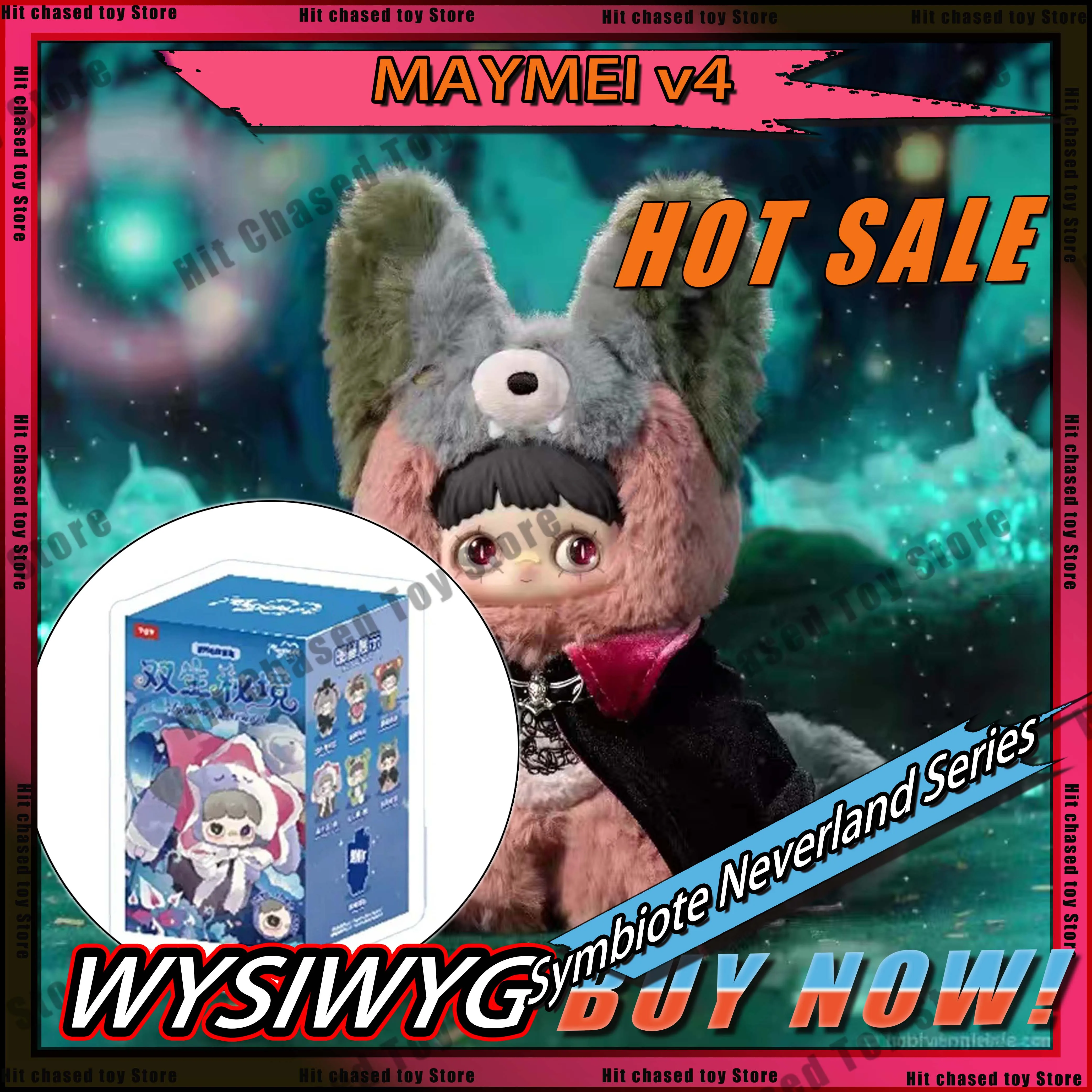 

Подлинная серия Maymei V4 Symbiote Neverland, глухая коробка, загадочная коробка, виниловая кукла ручной работы, кулон, украшение для куклы, аксессуары, подарок для ребенка