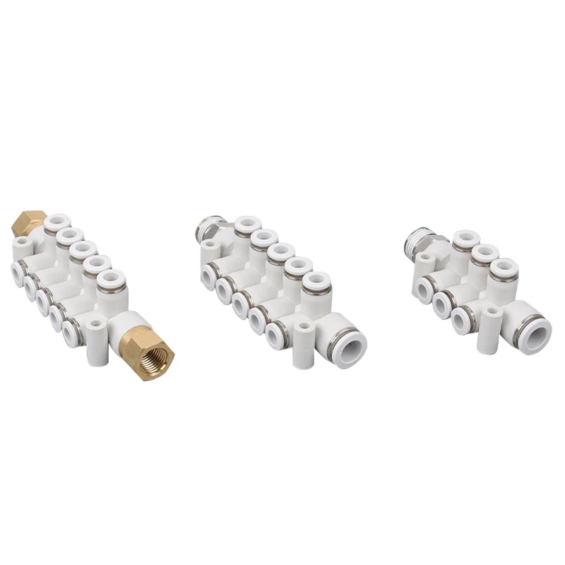 Modular Quick-Change Fitting 12-Pin Quick-Insert Coupling KM11 Insert Tube Air Distributor 8-Way Air Hose Coupling