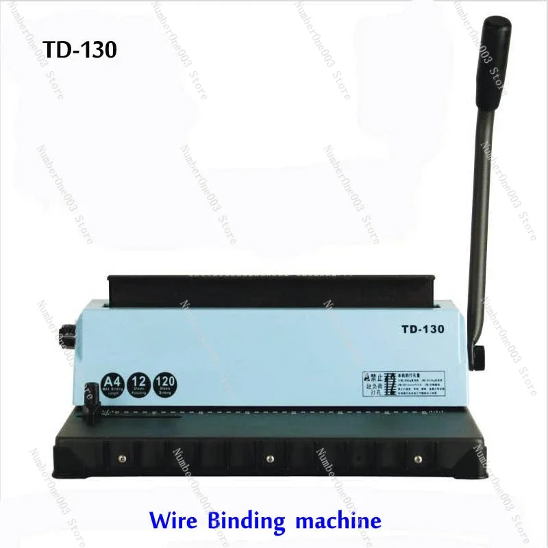 

Wire Binding Machine TD-130, Small Machine Big Capacity.Easy Operation A4