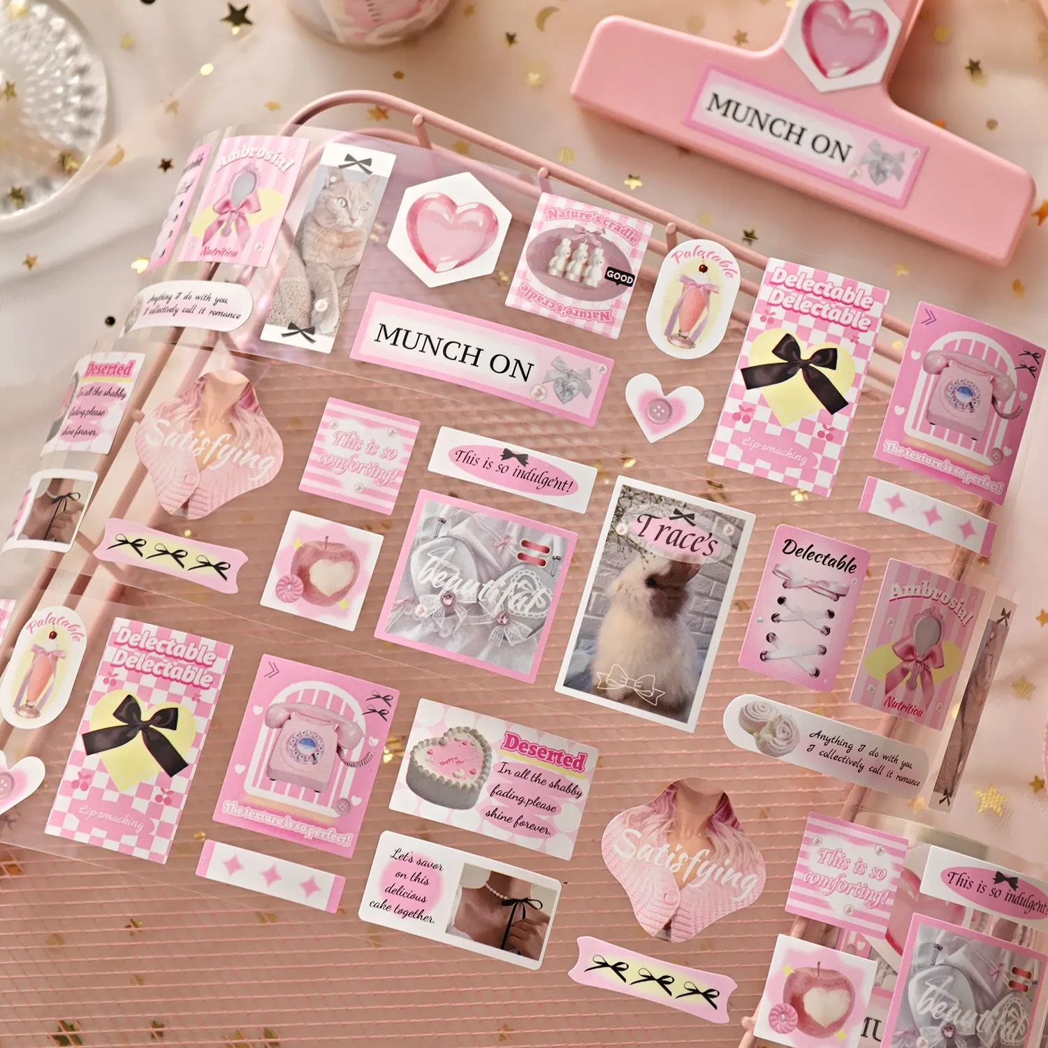 

50mm * 2m/roll Kawaii Ins Japanese Stationery Stickers Die Cutting Tape Creative Handbook DIY Basic Material Scrapbook Stickers