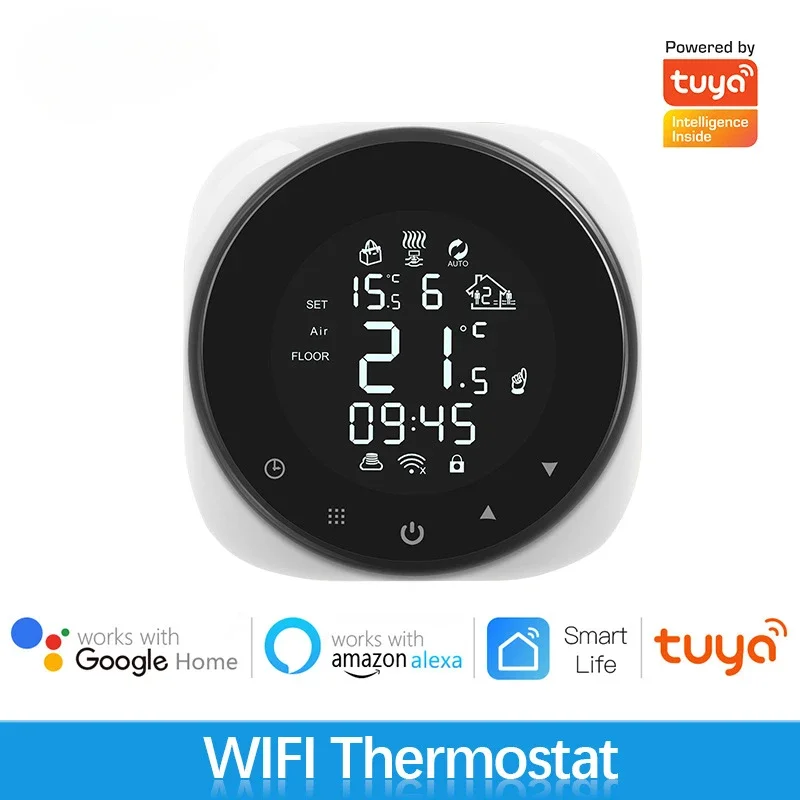 Tuya APP smart remote controller temperature control panel Electric floor heating wifi thermostat LCD panel thermostat