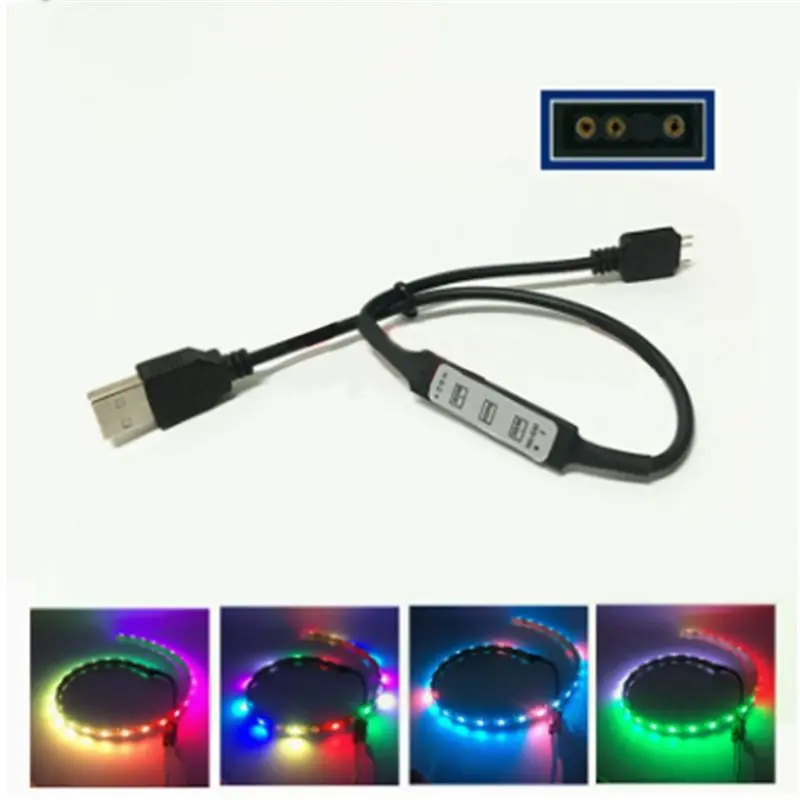 

Контроллер RGB-вентиляторов A32M, 10 портов, адресный PWM-сплиттер для RGB-вентиляторов 5В/3Pin, для питания и управления с материнской платы