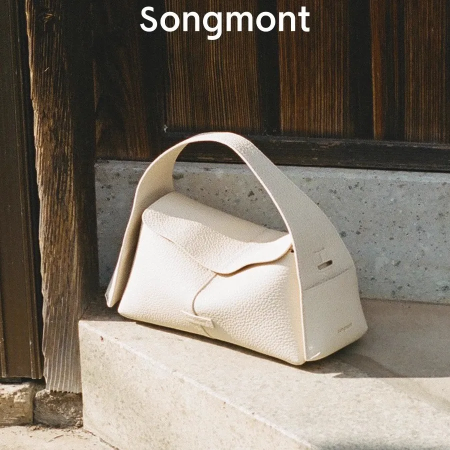 Songmont medium and small over-ear eave bag for commuting, hand-carry and crossbody hobo bag, fashionable and light luxury