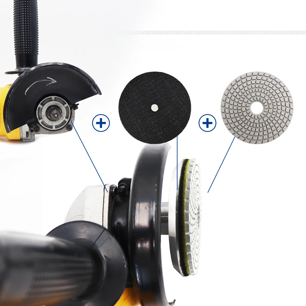 SHDIATOOL Backer Pad Holder For Diamond Polishing Pads M14 Thread Diameter 3\