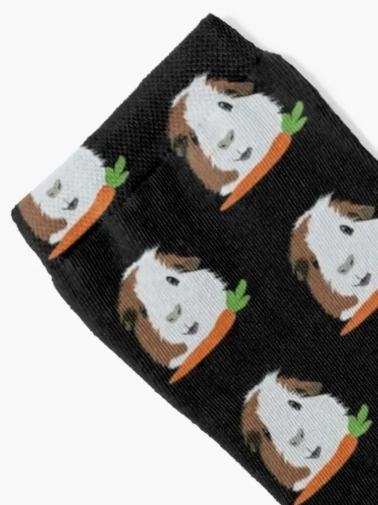 Guinea Pig with a Carrot Socks new year soccer anti-slip designer brand colored Boy Socks Women's