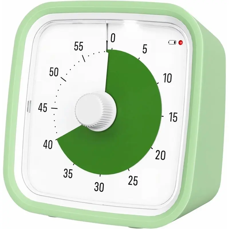IALJ-Visual Timer For Kids And Adult, 60-Min Countdown Timer,Cute Timer With Silicone Case For Homeschool Study