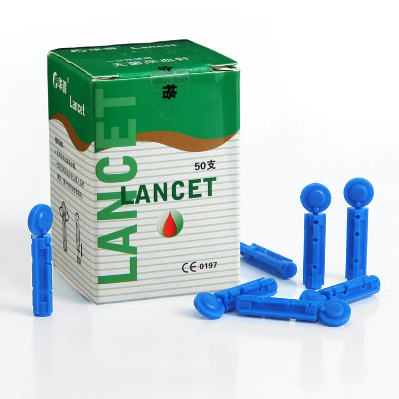 50Pcs Lancet Needles 28g Soft Blood Glucose Collecting Lancet Needles Diabetes Testing