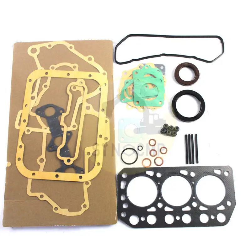 K3D Engine Overhaul Gasket Kit For Mitsubishi Iseki TU170F TU177 Compact Tractor Excavator MM408445 MM15T Mini-Excavator Digger