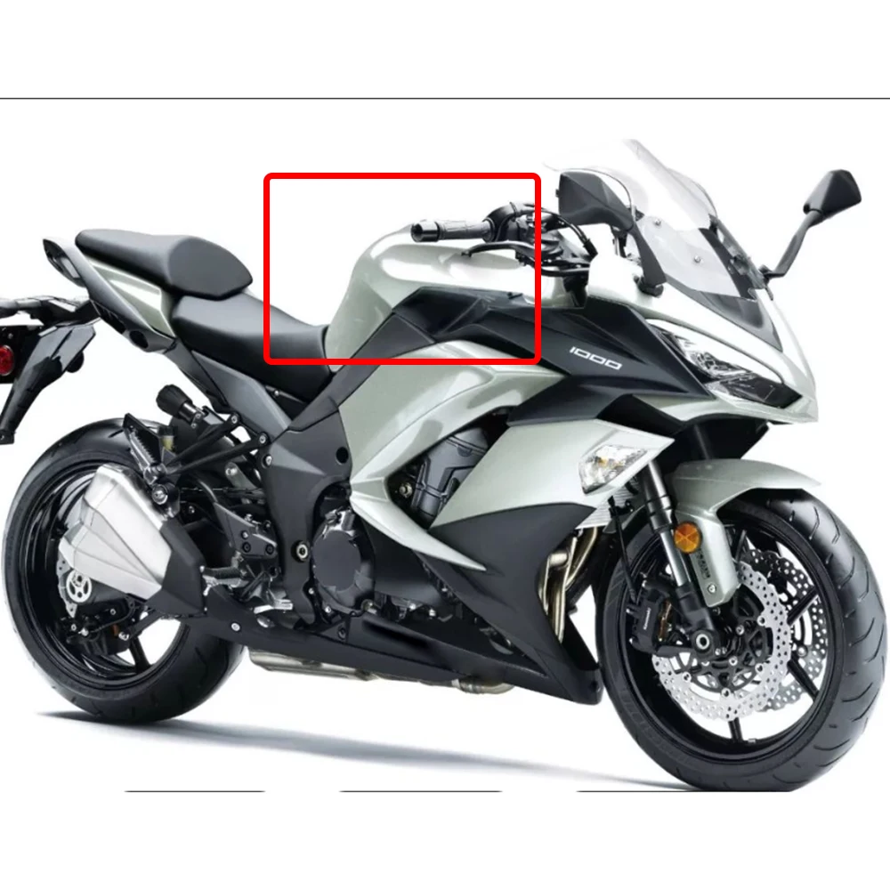 Für Kawasaki Z1000 Z1000SX 2015-2022 Kohlefaser-Kraftstofftankabdeckung Schutz Kraftstofftank-Eckverkleidung Moto-Zubehör