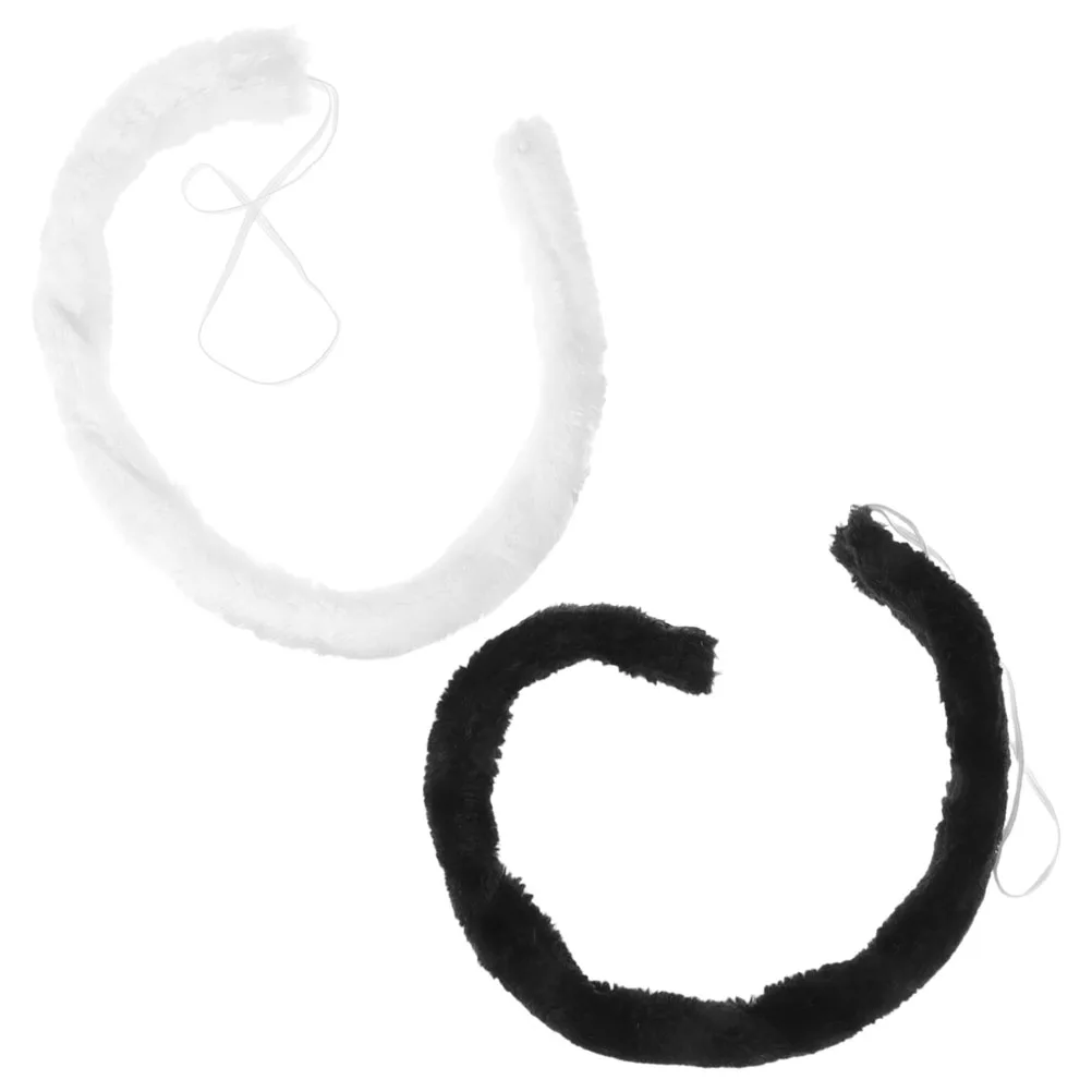 

2pcs Animal Tails Costumes Makeup Props Accessories Cosplay Cloth Child Dress Role Playing Halloween Party Theme Costume