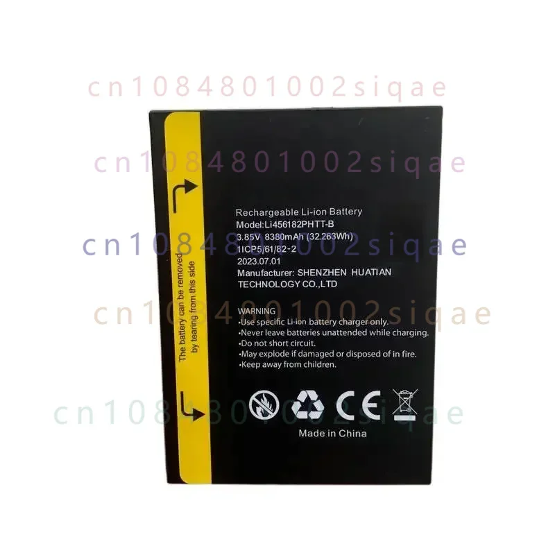 For Blackview BL8800 Pro，BV8800 Battery Original Bateria 8380mAh Li456182PHTT-B