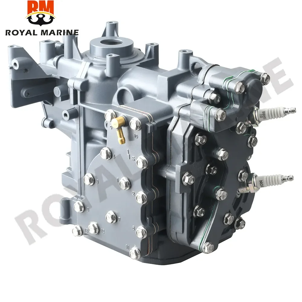 

6B4-15100 Crankcase Assy For Yamaha Outboard Motor 2T 9.9HP 15HP New Model 15D 9.9D Enduro Series 6B4-15100-00-1S 6B4-W0090