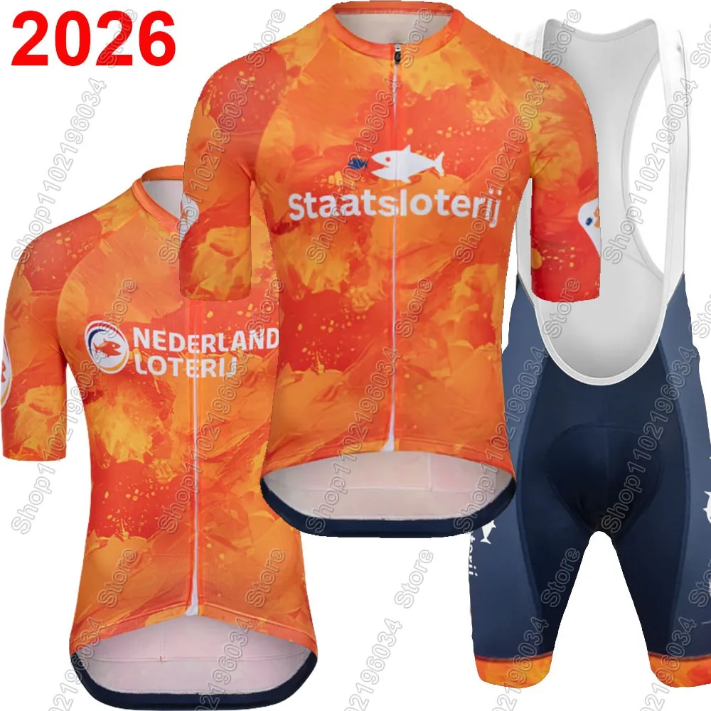 

Комплект велоформы сборной Нидерландов 2026: летняя велосипедная одежда для мужчин, комплекты для шоссейных велосипедов, футболки, костюм, велошорты, MTB