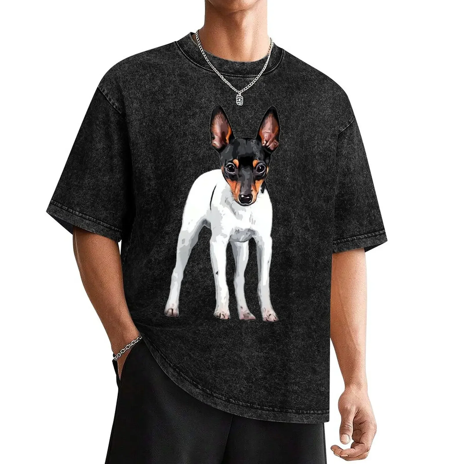 Toy Fox Terrier T-Shirt new edition essential t shirt summer clothes summer tops Men's t-shirts