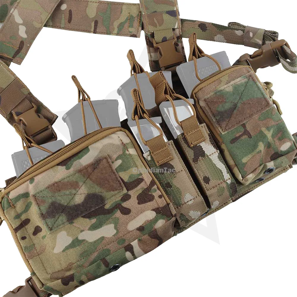 OphidiaTac D3CRH Tactical Chest Rig, wielofunkcyjna modułowa kamizelka do gier Wargame, lekka z etui na Mag, sprzęt myśliwski Airsoft