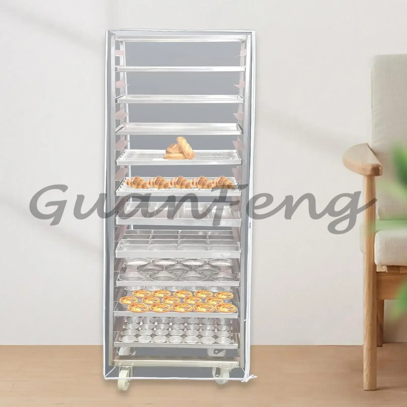 Reusable Bread Rack Protective Cover, Dustproof Bread Storage Cover, Kitchen Organizer for Bread Display Rack