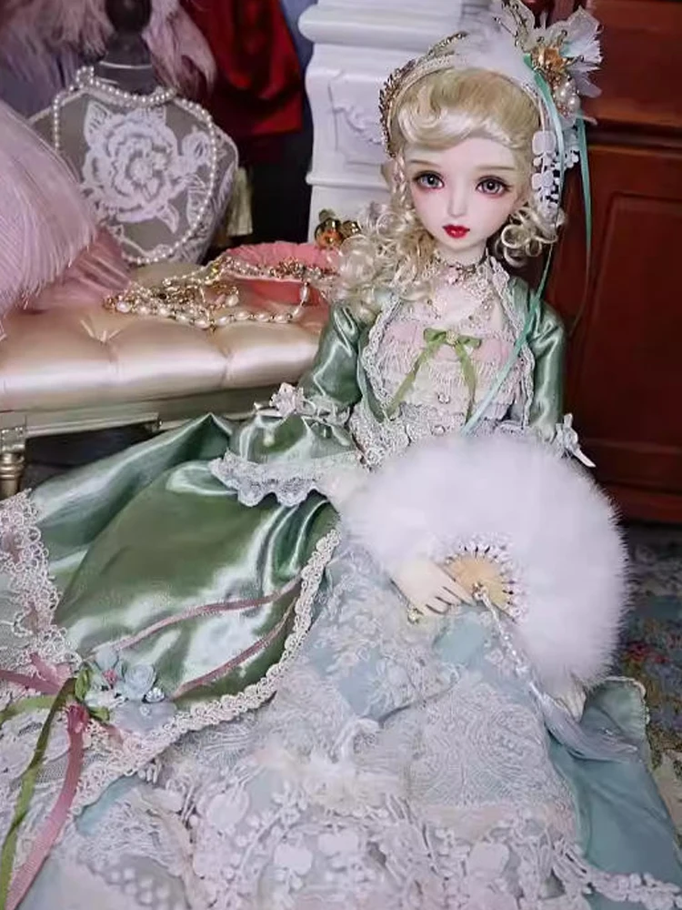 D09-P909 children to 1/4 1/3 BJD big girl GR uncle doll's Photo props Accessoriess black white Feather fan 1pcs