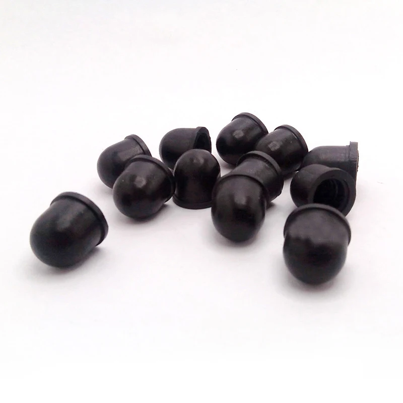 10Pcs Longboard Skateboard Bushings Conical Cylinder Bushing Pivot Cups Set Accessories for Longboard Truck Black