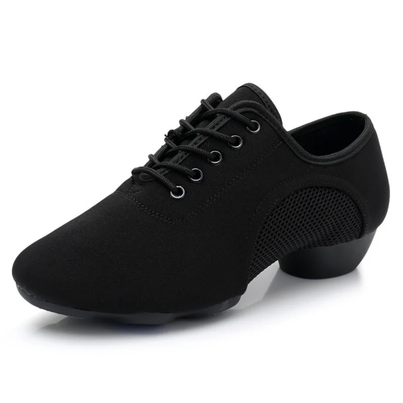 Sapatos de salão de lona para homens e mulheres, tango latino, sapatos de dança interior suave, dança jazz padrão, 1 par por lote