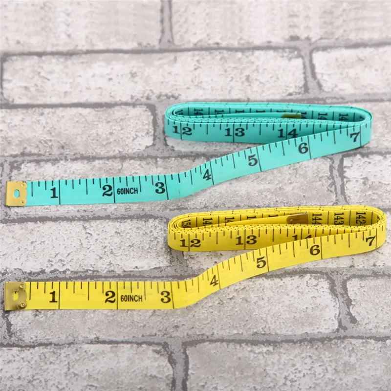1Pcs Useful Body Measuring 1.5m Ruler Sewing Tailor Tape Sewing Ruler Meter Measuring Tape