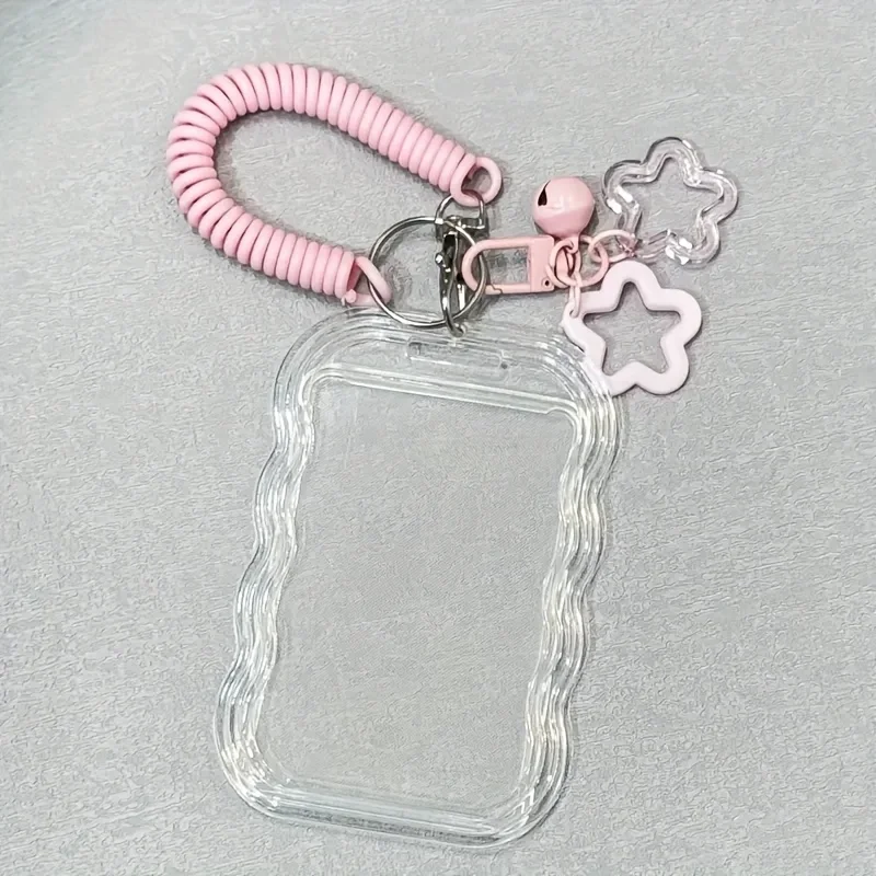 1 Stück Ausziehbarer Ausweishalter mit Schlüsselanhänger & Handschlaufe - Kartenhalter mit Sicherem Verriegelungsmechanismus, Diebstahlsicheres Design, Ideales Geschenk
