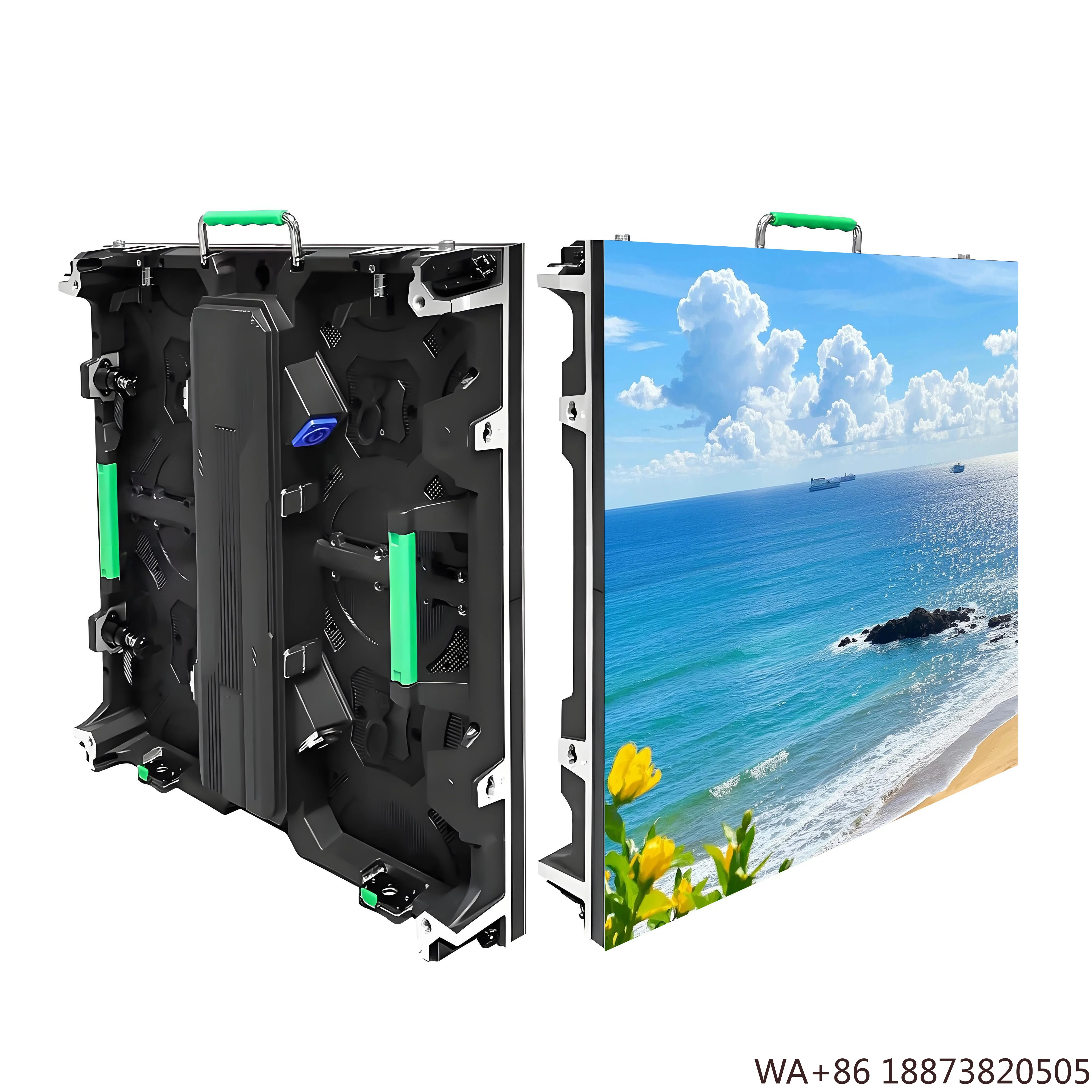 จอวิดีโอวอลล์ LED ความละเอียดสูง P3.91 สีเต็มรูปแบบ สำหรับงานแสดงบนเวที จอโฆษณาให้เช่า