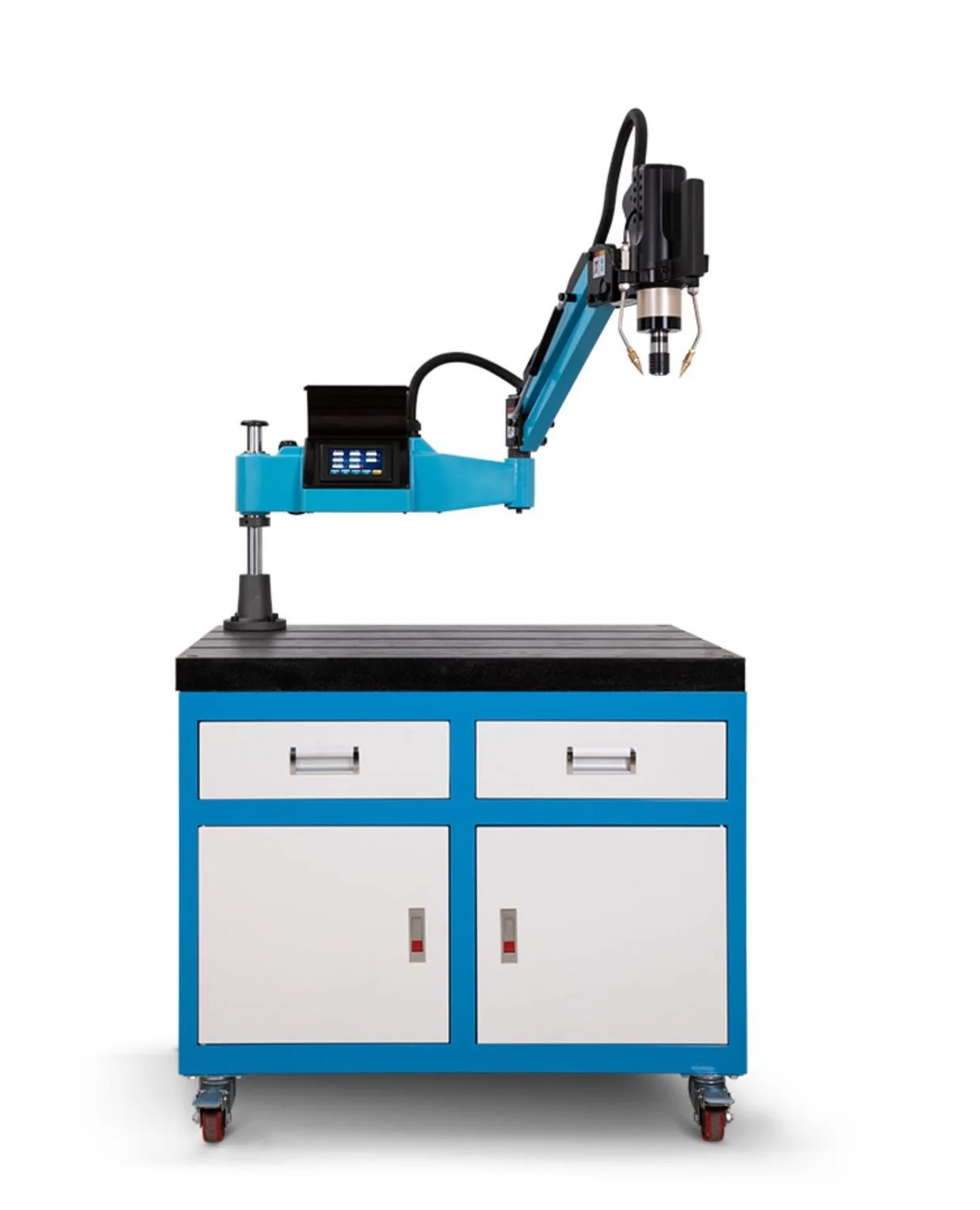 

High Speed Small CNC Rotary Vertical Tapping Machine Arms Automatic Nut Magnetic Tapping Machine