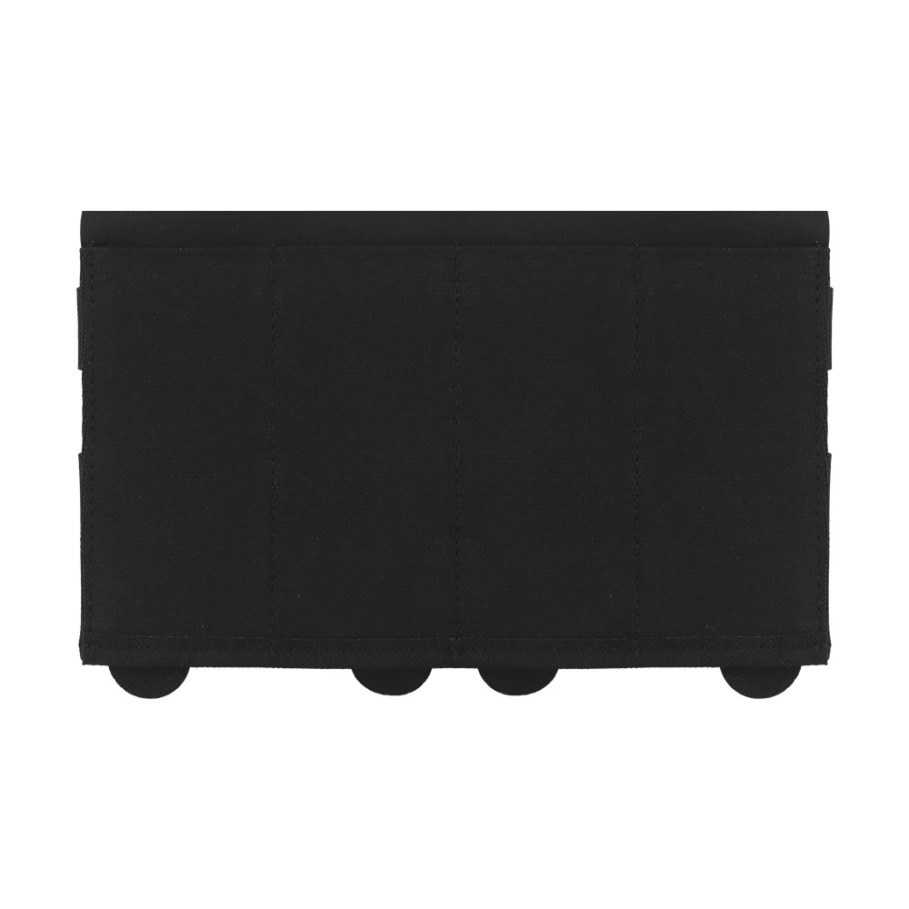 Lightweight Assault Gear Elastic Utility Pouch, Multi-Functional 4-Panel MOLLE Mount Storage Bag