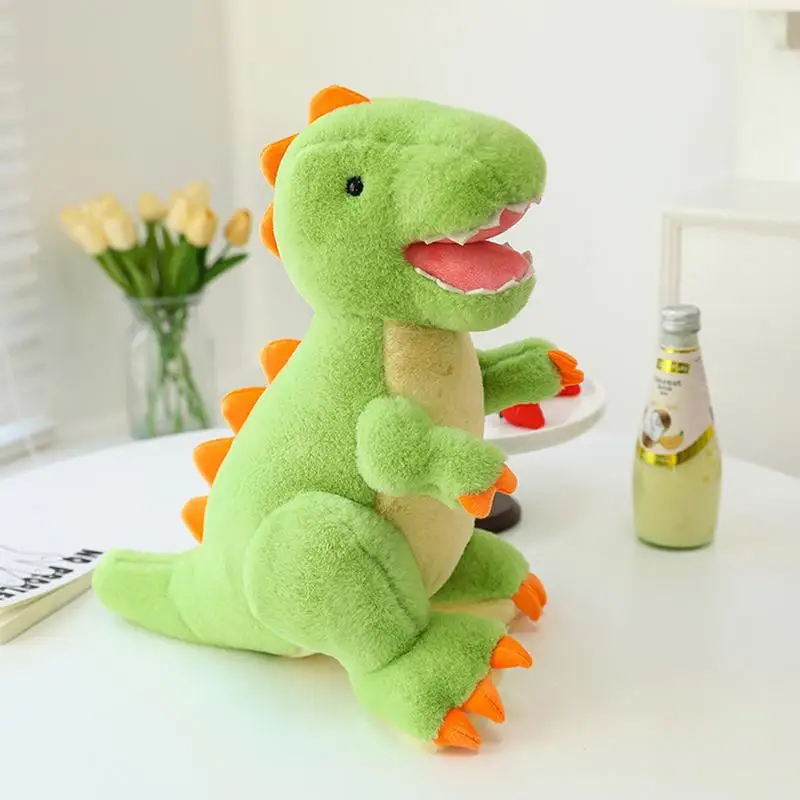 Kawaii Dinosaur Plush Toy Cute Cartoon Stuffed Animals Tyrannosaurus Rex Plushies Doll Soft Pillow for Chirldren Birthday Gifts