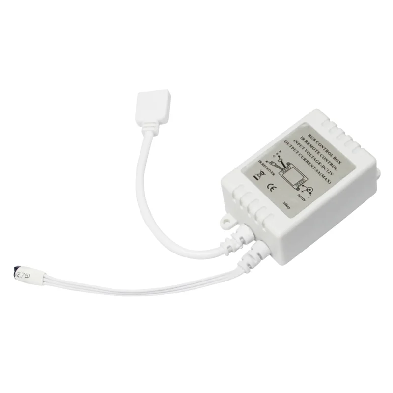 N75R-3X Controller LED RGB Controllo IR FB 24 tasti Bianco 12V