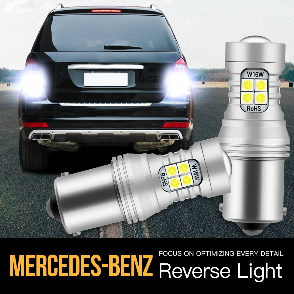 

2X P21W BA15S Canbus LED Backup Reverse Light For Mercedes Benz A W168 W169 B W245 C-Class W202 W203 W204 C204 CL203 S202 S203