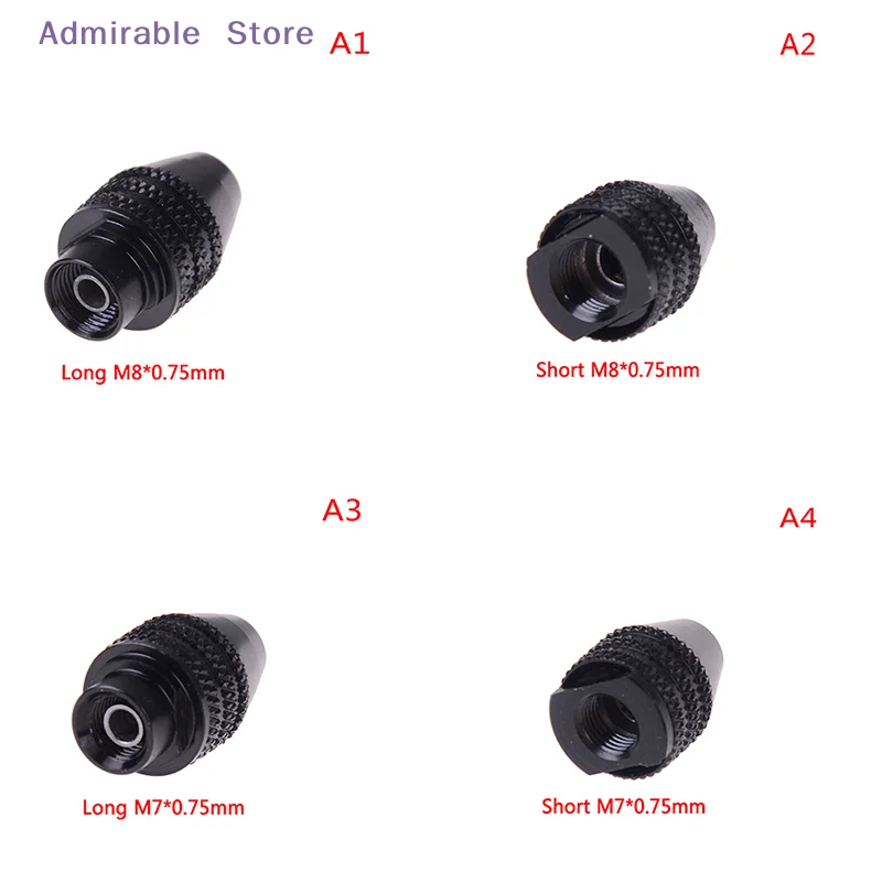 w4 types multi chuck keyless for rotary tools 0.3-3.2mm drill bit chucks