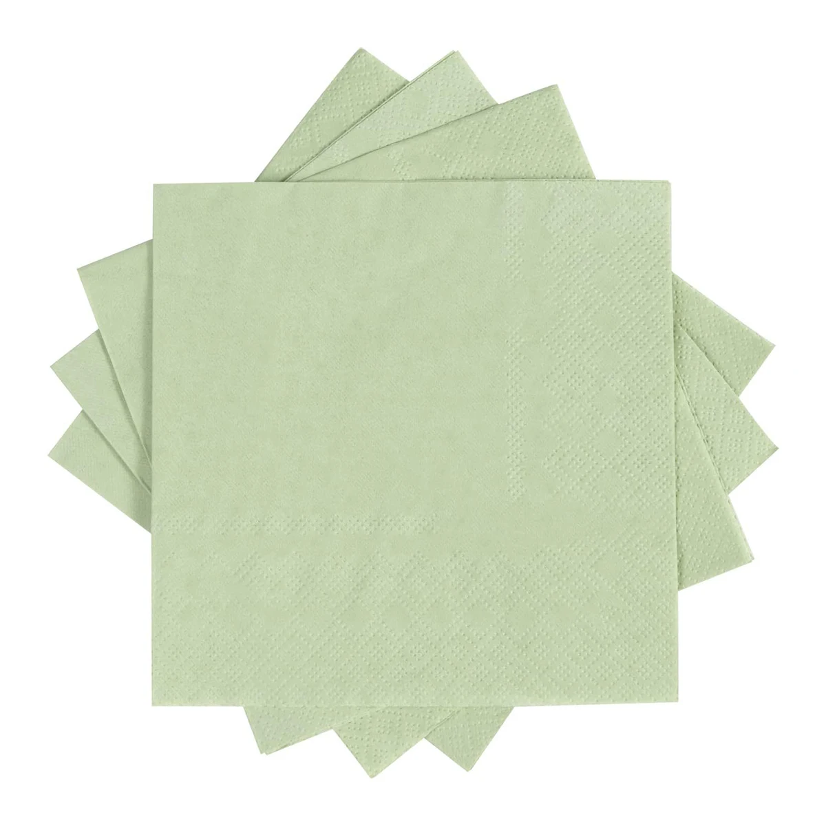 20pcs Eco-friendly Dinner Napkins Perfect For Everyday Dinning,beverages Or Cocktail Disposable Green Paper Napkins Wholesale