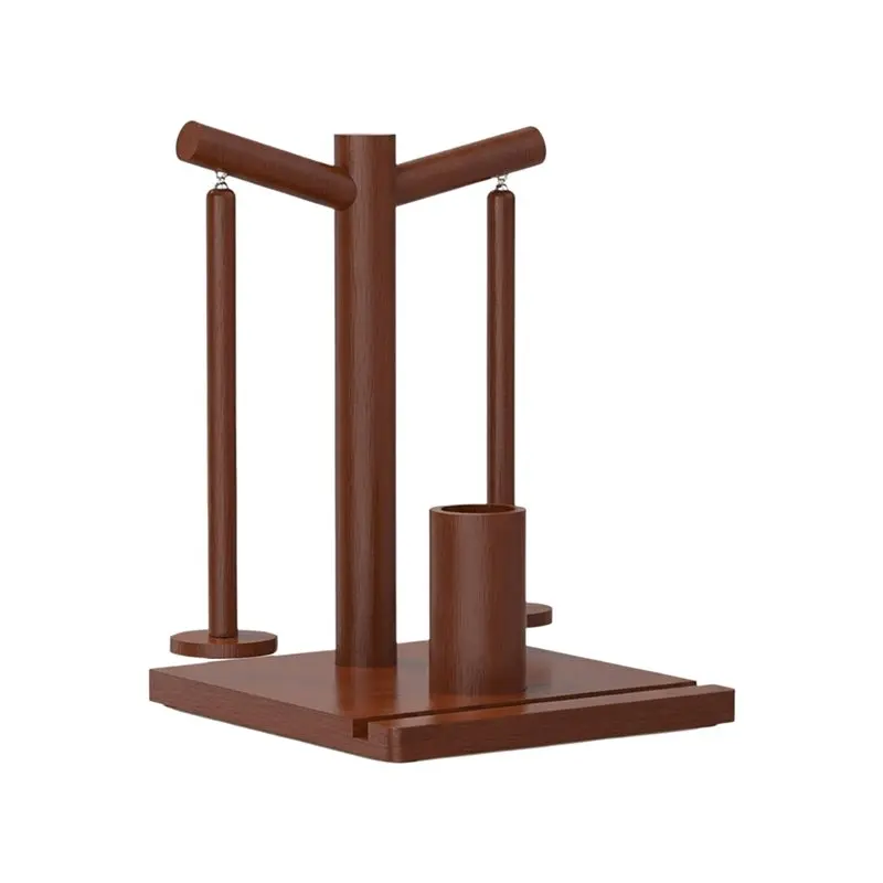 

Premium-For Crocheting And Knitting Yarn Holder- Wooden Rotating Yarn Spinner With 2 Spindles,For Lovers