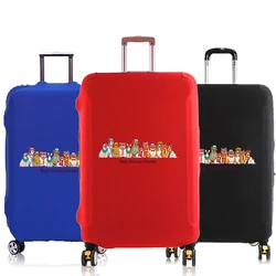 Luggage Cover for 18-30 inch Elastic Baggage cover Travel Accessories dust covers Protective case Fashion Personality Dog Print