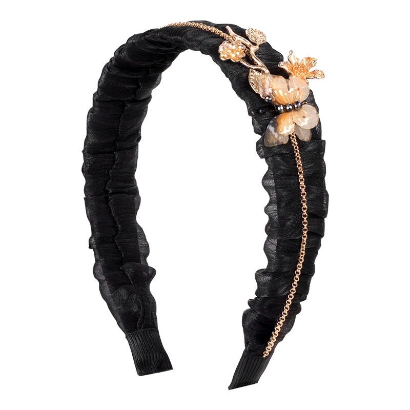 

Yy Pearl Vintage Trendy Court Style Headband Hairpin Hair Accessories Headdress