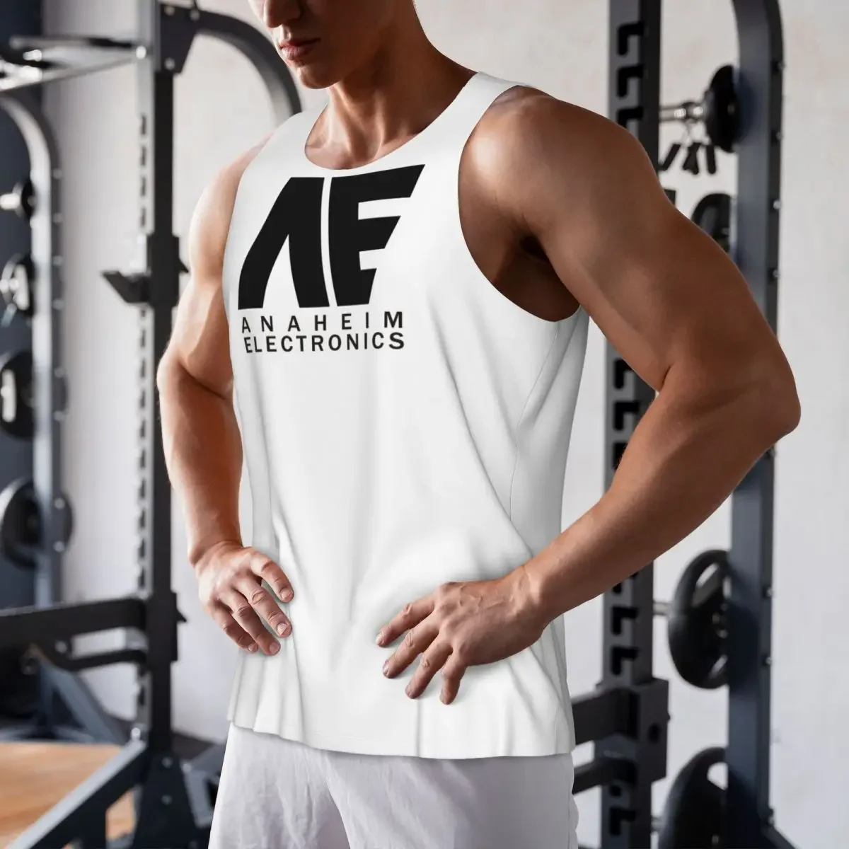 Quick Dry Anaheim Electronics Gym Tank Muscle Sleeveless Shirt Bodybuilding Breathable Vest