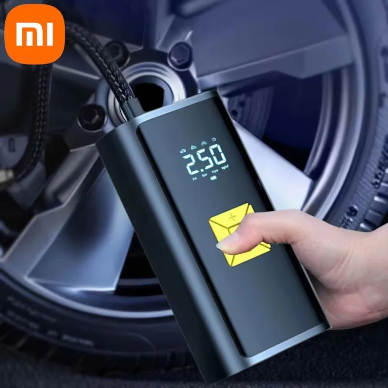 Xiaomi 6000mAh 150PSI Smart Pump Digital Tire Inflator Car PortableCompressor Pump Auto Car Motorcycle Bicycle Inflatable