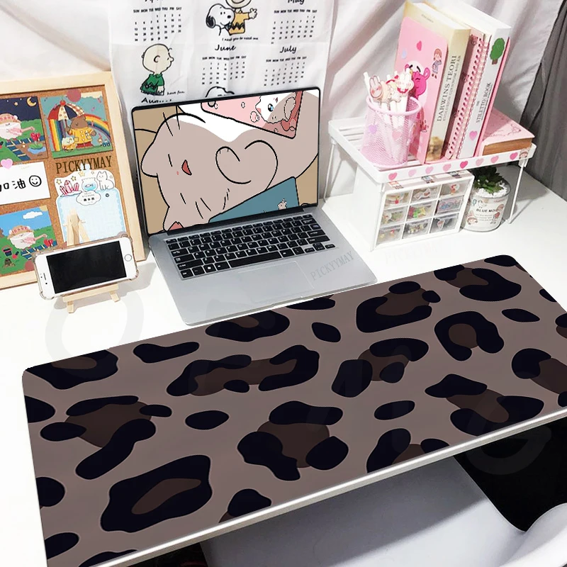 Leopard Print Mouse Pads Gaming Mousepad Gamer Mouse Mat Keyboard Mats Desk Pad Mousepads XXL Original Design For Computer