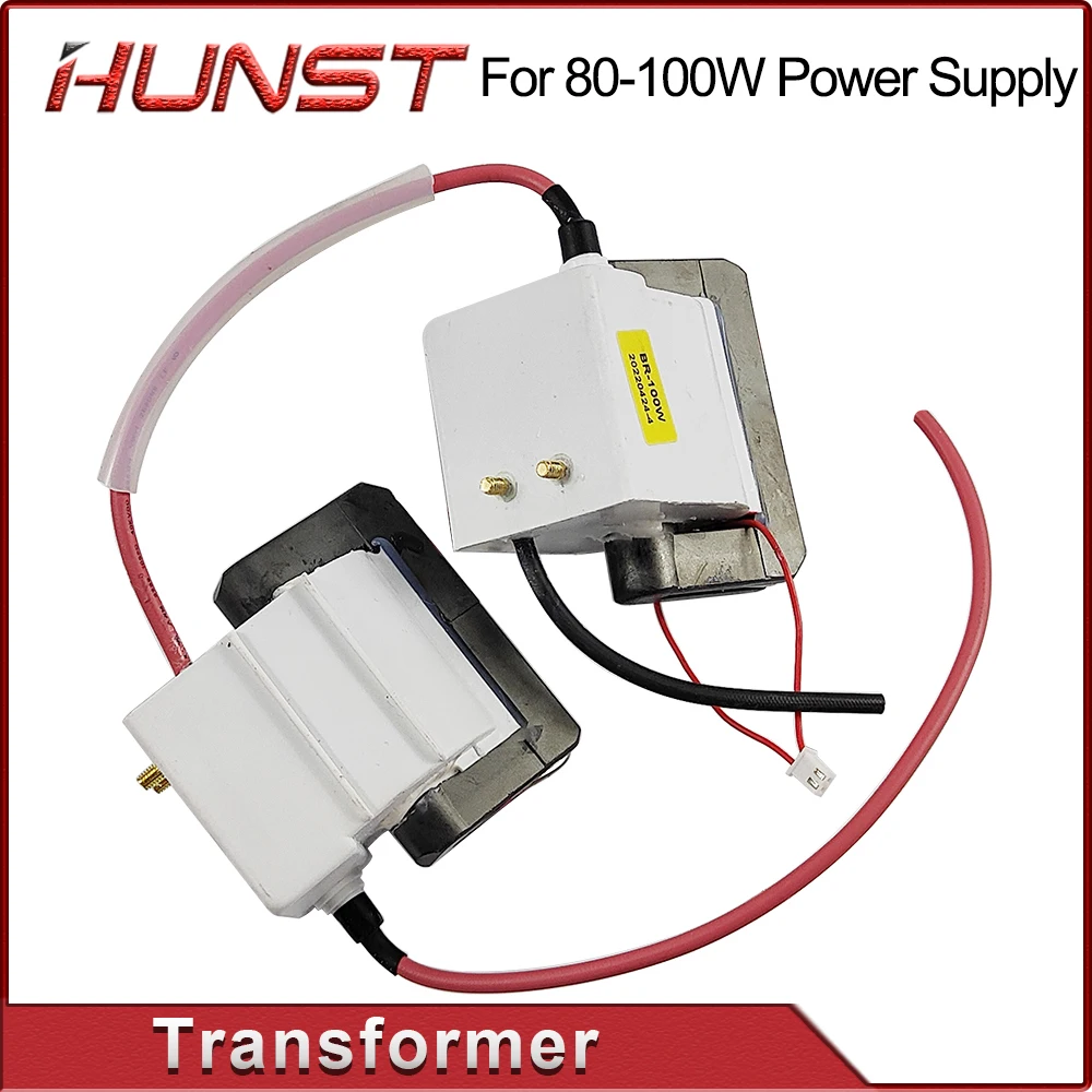 

HUNST High Voltage BR-100W Flyback Transformer Suitable for CO2 Laser Cutting Machine Engraving Machine Laser Power Supply