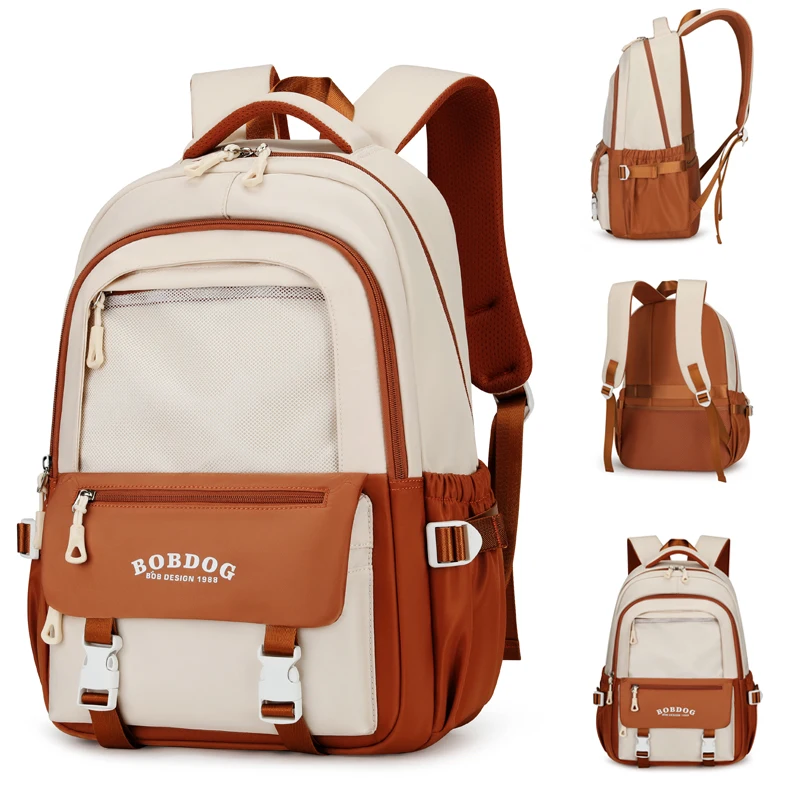 

Primary and secondary school students backpack, female campus Japanese style, simple and personalized, large capacity backpack,