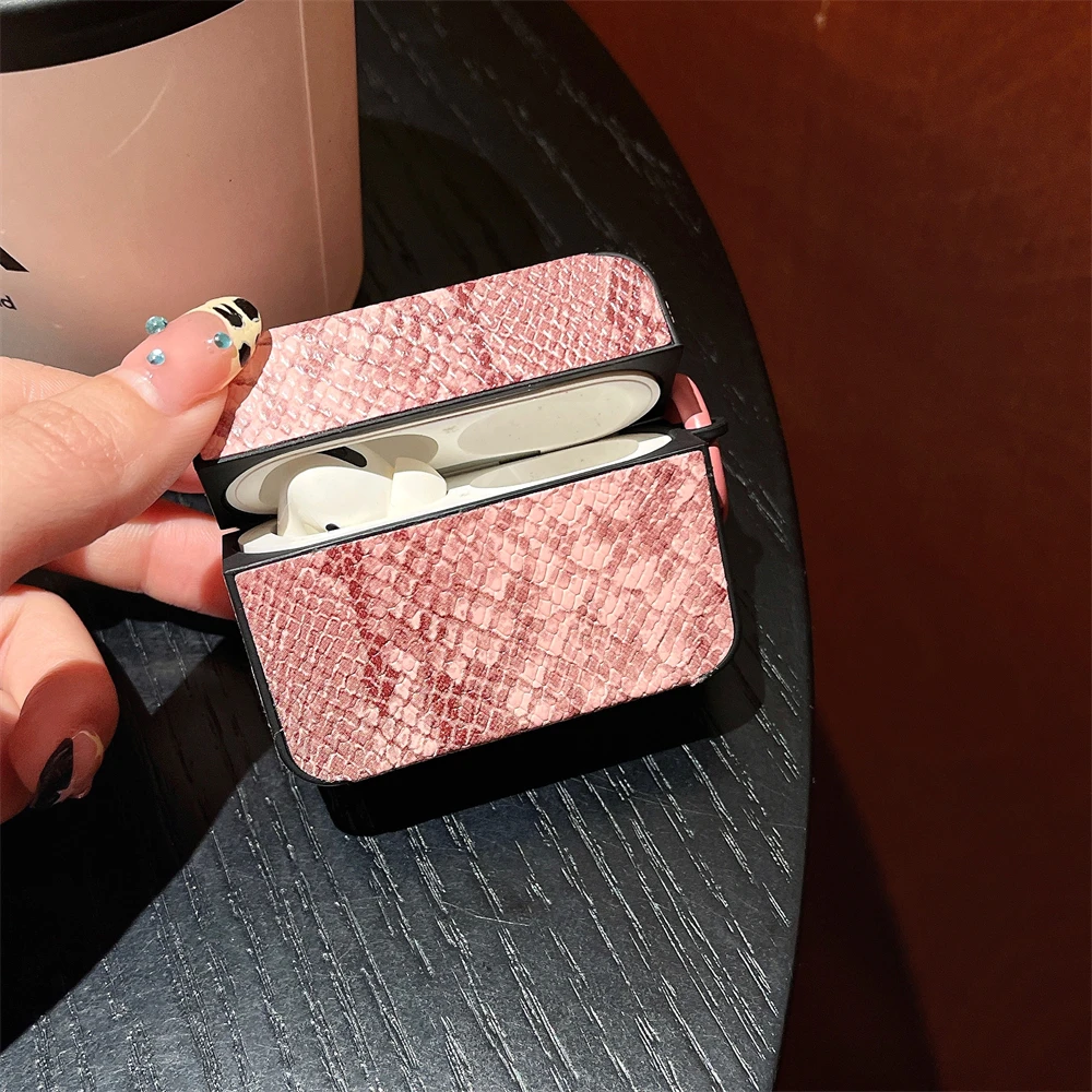 INS Style Snake Pattern Multi-Color Simple And Personalized Creative Apple Earphone Case Suitable For Airpods 1 2 3 4 Pro Pro2