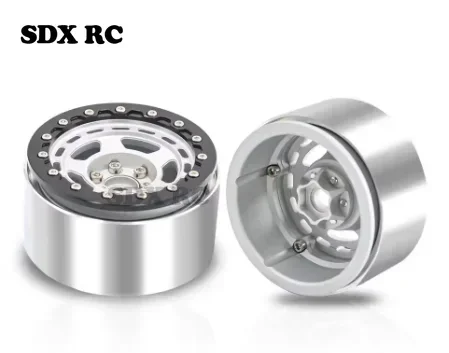 4 Stück Metall 2,2" Beadlock Felge Radnabe für 1/10 RC Crawler Auto Axial SCX10 Wraith Capra RR10 RBX10 TRX4 D90