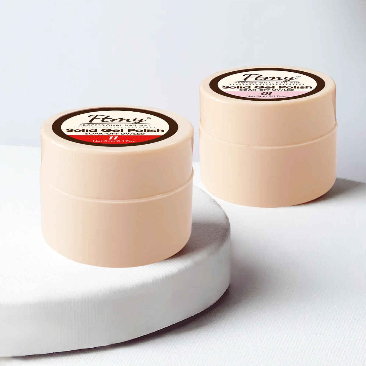 Fester Gel-Nagellack, rosa schwarz gelb rot lila Creme Pudding Gel politur UV-LED einweichen, Nail Art Design Maniküre fest