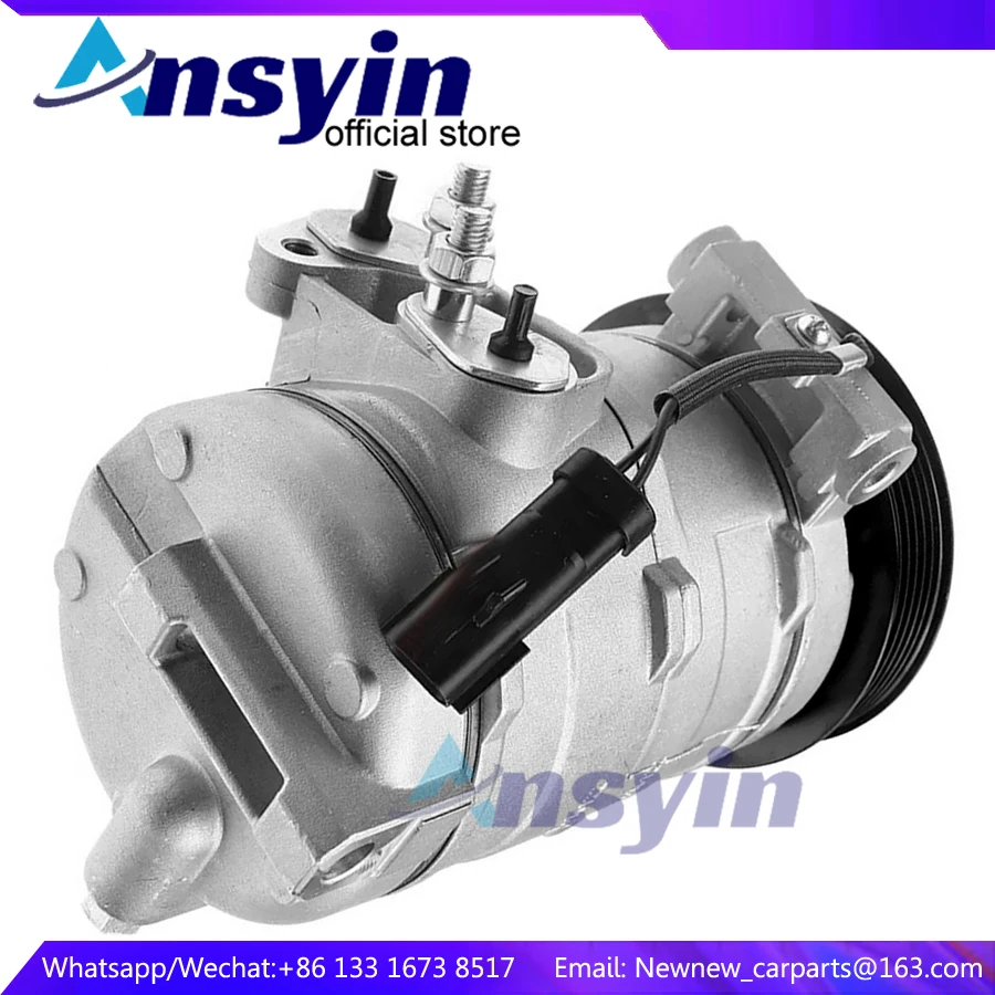 Air Conditioner AC Compressor for Jeep Wrangler 3.8L RL111401AF 55111306AB 55111306AA 68321731AA 55111401AD 55111401AC 20910245