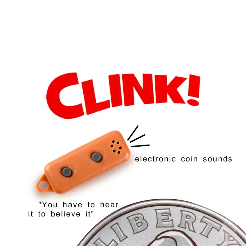 Clink! Electronic Coin Sounds 2.0 Strong Convincing Audio Illusion Magic Tricks Gimmick Coin Magic Accessories Magic Props Fun