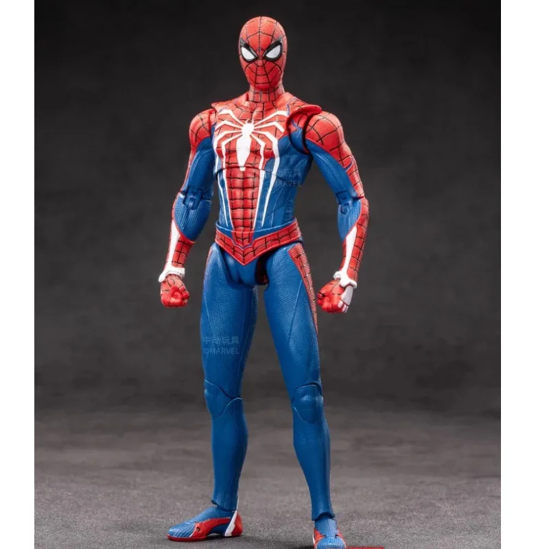 Oficial marvel vingadores homem-aranha velocidade terno figura de ação brinquedo caso de exibição modelo poseable estatueta colecionável presente de aniversário