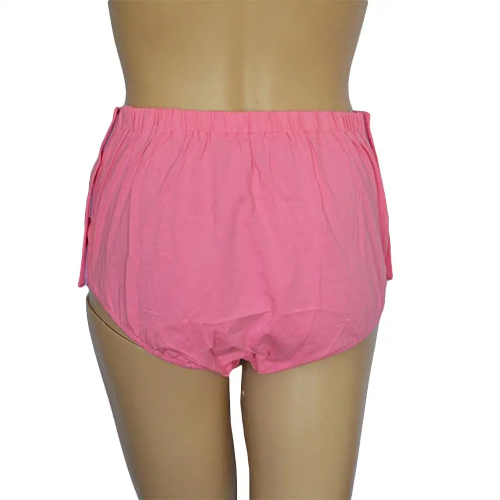 Women Reusable Underpant Cotton Snap on Incontinence Panties Leakproof Comfortable Universal Fit for Bedridden Seniors