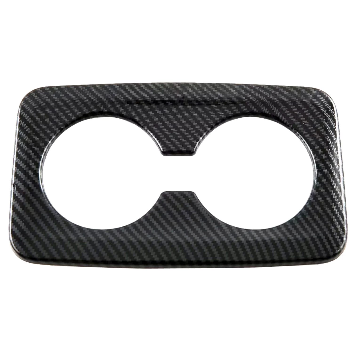 Car Accessories For BMW X1 U11 2023 2024/ iX1 2022+ ABS Carbon Fiber Grain Rear Water Cup Holder Cover Trim 1pcs image 2